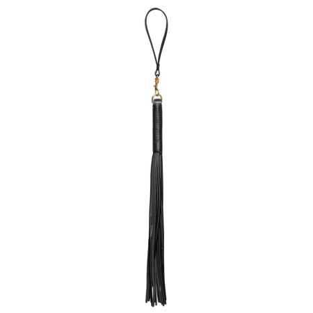 ZADO Leather Flogger Gold - Premium Handcrafted Model with Detachable Loop