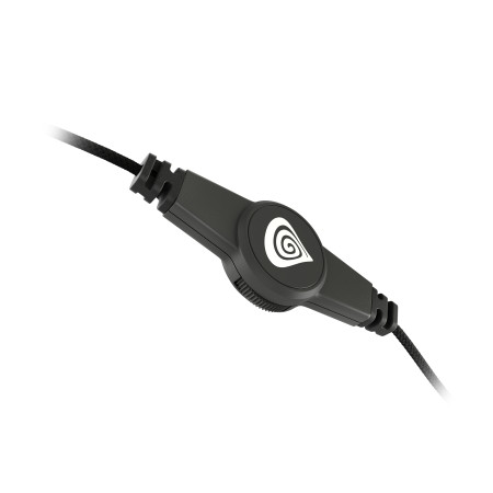 Genesis Argon 200 žaidimų ausinės su mikrofonu (Juoda, Mėlyna)