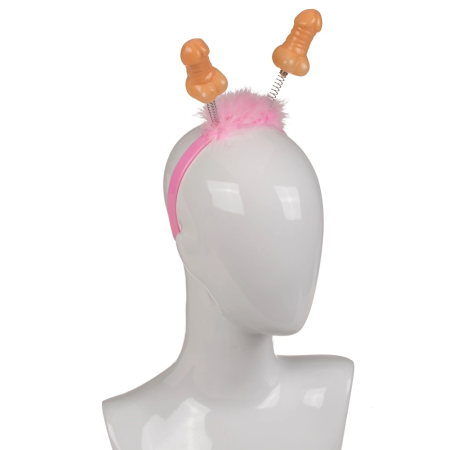 You2Toys Party Headband Pink with Plush Spring Elements 25 cm