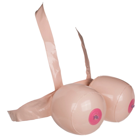 You2Toys Inflatable Chest Game Set, Adjustable Straps, PVC, 2 Players