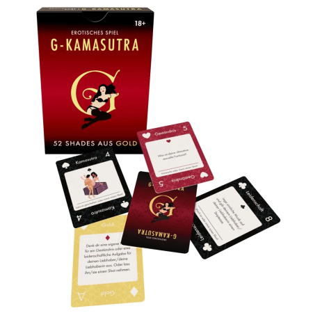 G-Kamasutra 52 Shades of Gold Card Set Display 24-Pack, Elegant Edition