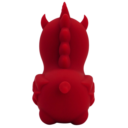 Unihorn Blaze Diablo Tongue-Motion Silicone Intimate Device 9cm Red