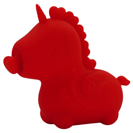 Unihorn Cupids Beau Heart-Tongued Lay-On Vibrator, Pink, 9cm