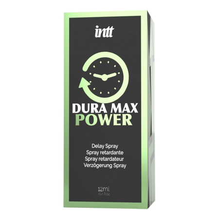 intt Dura Max Power Delay Spray 12ml - Long-Lasting Formula for Men