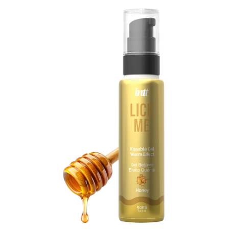 intt Lick Me Honey Edible Gel 50ml with Warming Effect and Honey Aroma