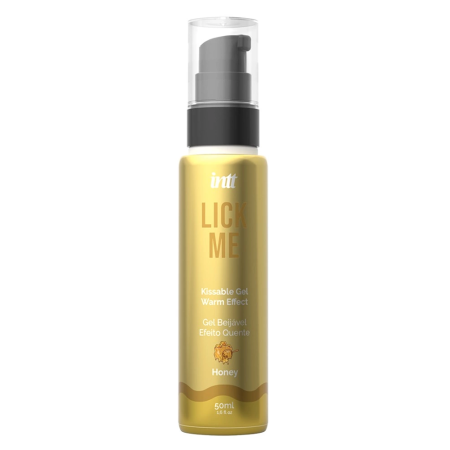 intt Lick Me Honey Edible Gel 50ml with Warming Effect and Honey Aroma