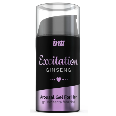 intt Excitation Ginseng Gel 15ml - Botanical Intimate Enhancer for Women