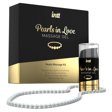 intt Pearls in Love Massage Kit with Silicone Gel & Pearl Necklace 15ml