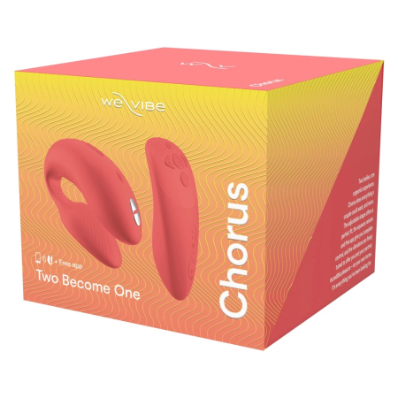 We-Vibe Chorus Crave Coral - App-Controlled Couples Device, Waterproof