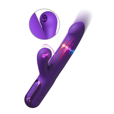 Fantasy For Her Super SoniX Thruster Purple - Dual-Action System 22cm