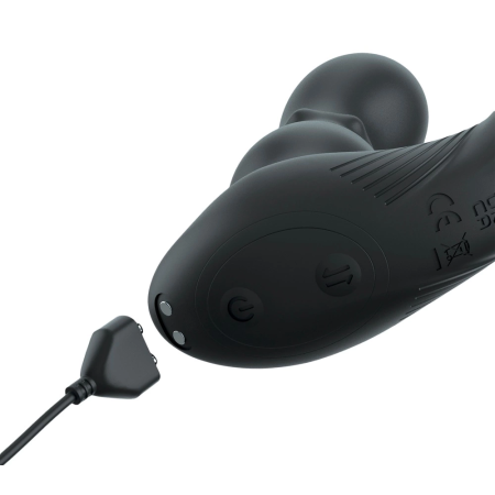 Anal Fantasy Elite Slide & Glide Intimate Silicone System Black 19cm