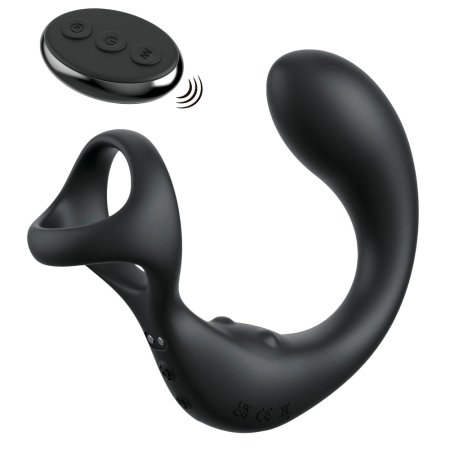 Anal Fantasy Elite Ass-Gasm Taint-Alizer Black Intimate System 14cm