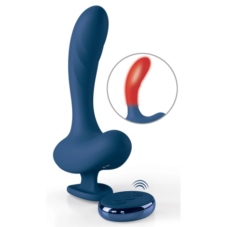 JimmyJane Solis Kyrios Intimate Warming Silicone System Black 14.4 cm
