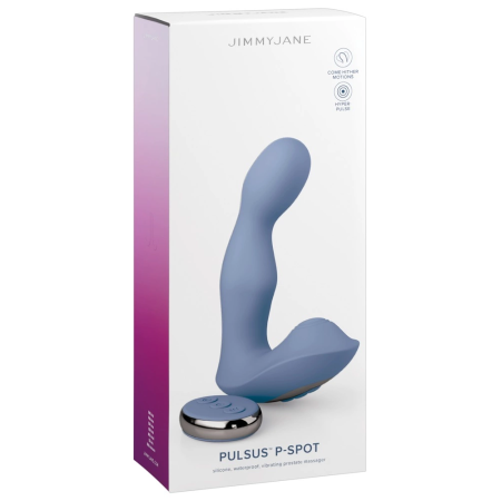 Jimmyjane Pulsus P-Spot Dual Action Silicone Intimate Massager Black