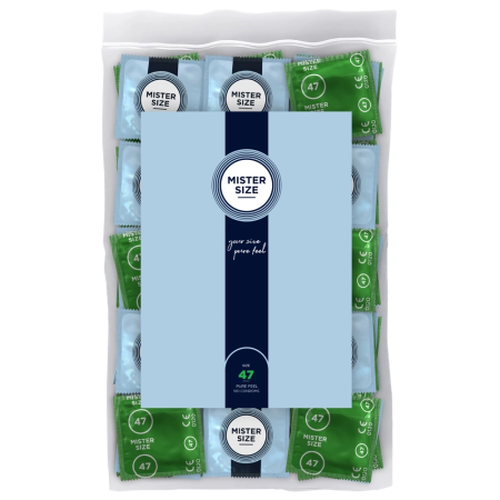 Mister Size 47mm Ultra-Thin Condoms 100 Pack - Precise Fit & Comfort
