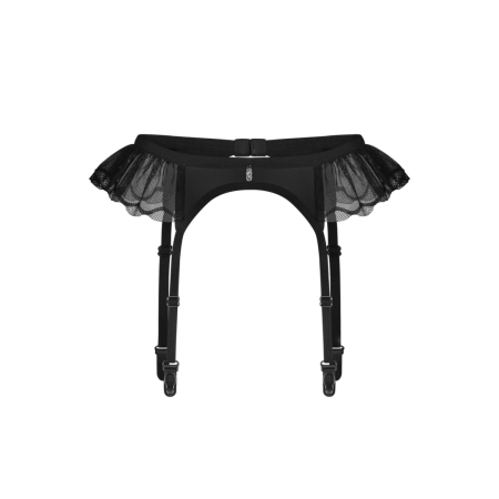 Obsessive Stelisa Garter Belt Black S/M - Elegant Adjustable Design