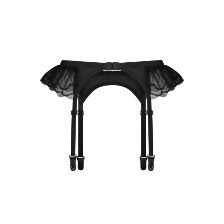 Obsessive Stelisa Garter Belt Black S/M - Elegant Adjustable Design