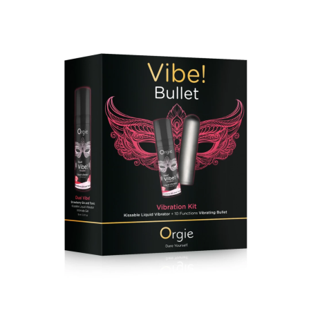 Orgie Vibe Bullet Intimate Kit Strawberry Gin & Tonic 10 Modes
