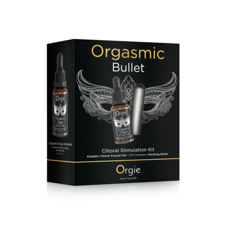 Orgie Orgasmic Bullet Intimate Vibrating Device with Sensitivity Gel
