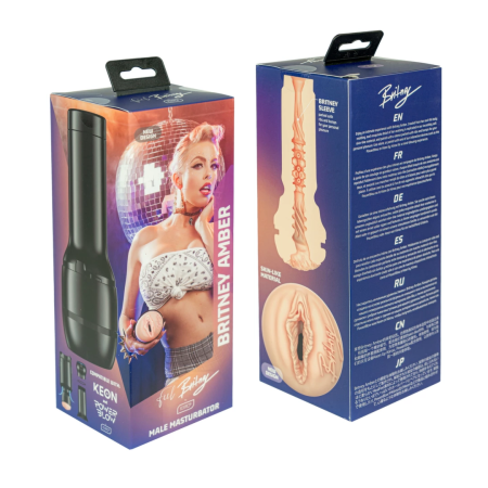 Kiiroo Feel Britney Amber Black - Signature Intimate Machine, Large Size