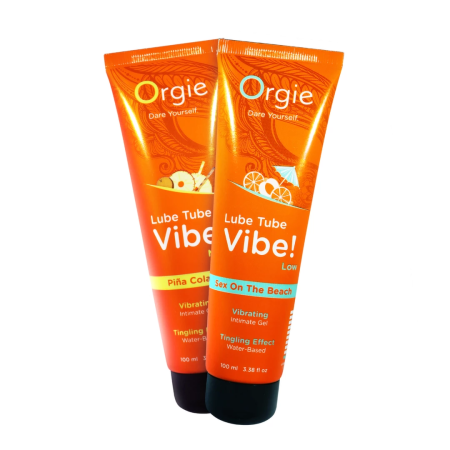 Orgie Lube Tube Vibe Tropical Intimate Gel Sex On The Beach 100ml