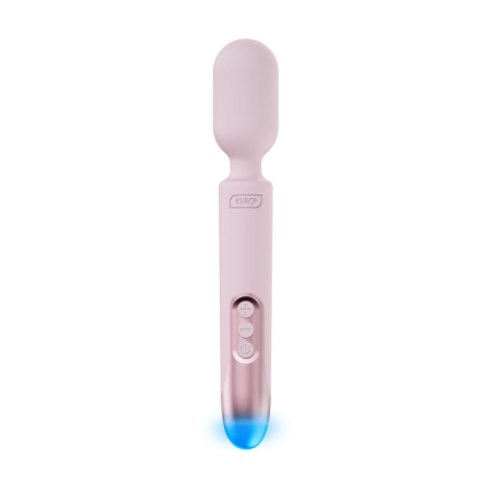 Kiiroo ProWand Pink - Intimate Wand Vibrator with LED Display, Silicone