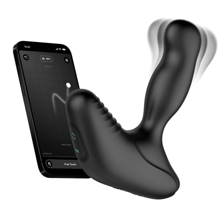 Nexus Revo Stealth App Enabled Black - Rotating Prostate Model, 95mm