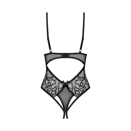 Obsessive Blomentis Open Design Teddy Black XS/S Adjustable Straps