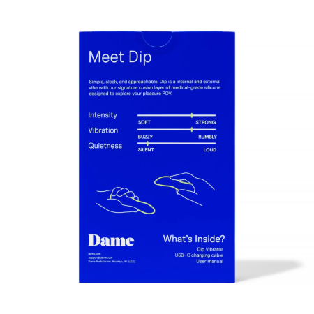 Dame Dip 2.0 Multi-Function Intimate Device Pink USB-C Taller Design