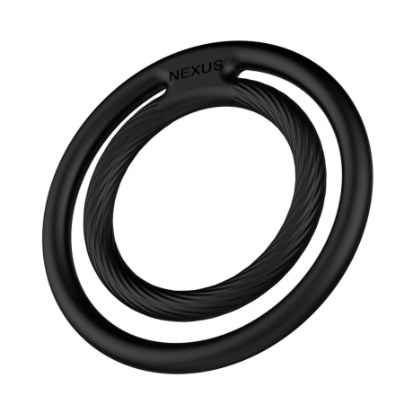 Nexus Double Enduro Silicone Dual Support Ring Black Universal
