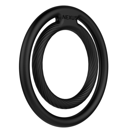 Nexus Double Enduro Silicone Dual Support Ring Black Universal