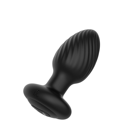 Nexus Tornado Large Rotating Remote-Control Intimate Plug Black