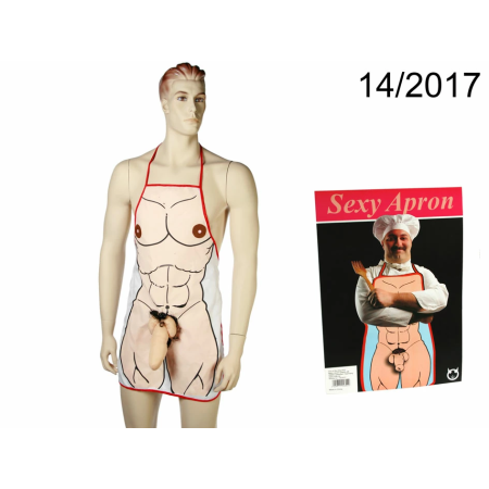 Out of the Blue Apron Muscular Body with Plush Accessory 27x37cm