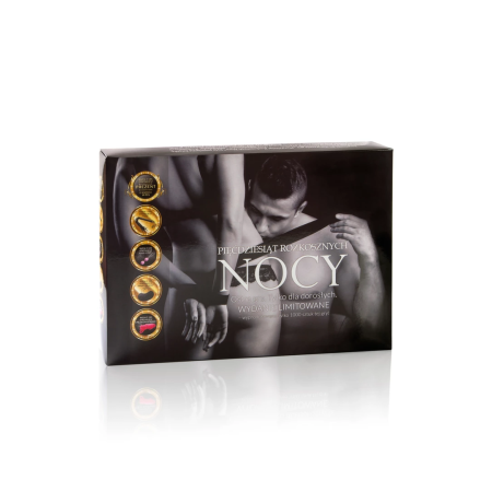 Grajmy Razem Fifty Delightful Nights Game Set for Couples with Accessories