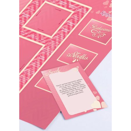 Let's Play Together Sweet Intimacy Board Game with Handcuffs, 2 Players