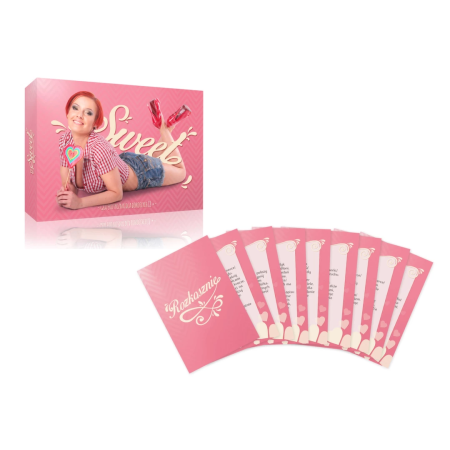 Let's Play Together Sweet Intimacy Board Game with Handcuffs, 2 Players