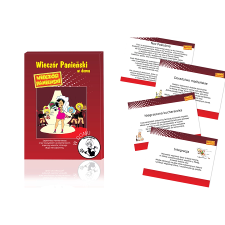 Grajmy Razem Hen Party Home Edition - Creative Card Game 12 Tasks