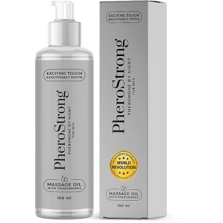 PheroStrong By Night Massage Oil for Men 100ml - Fragrance with Pheromones