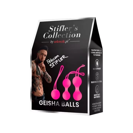 Sekrecik Stifler's Collection Geisha Balls Pink Silicone Set 3 pcs