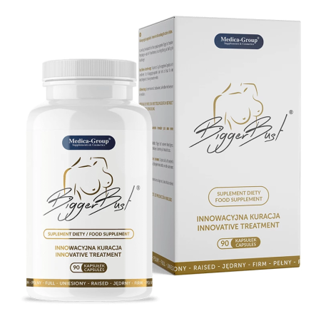 Medica-Group BiggerBust Capsules 90 pcs - Plant-Based Bust Firming Complex