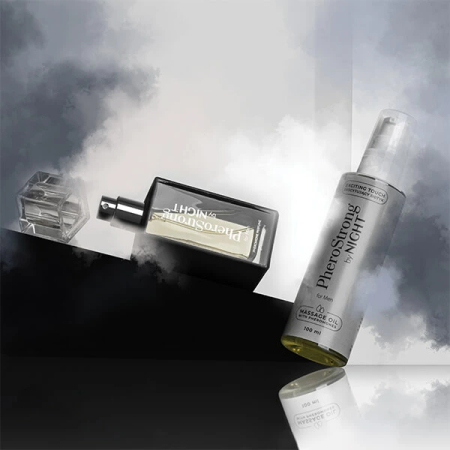 PheroStrong By Night Eau de Parfum for Men 50ml - Woody Aromatic Scent