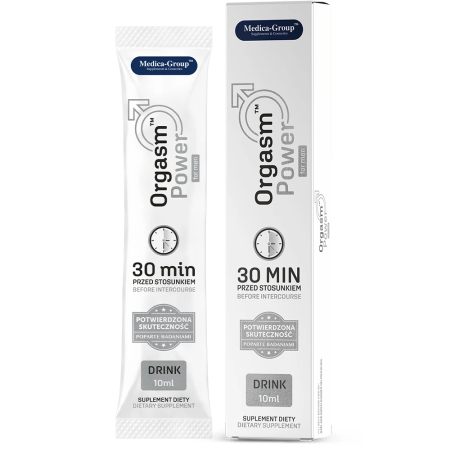 Orgasm Power For Men 10ml - Herbal Energy Drink with Guarana & Ginseng