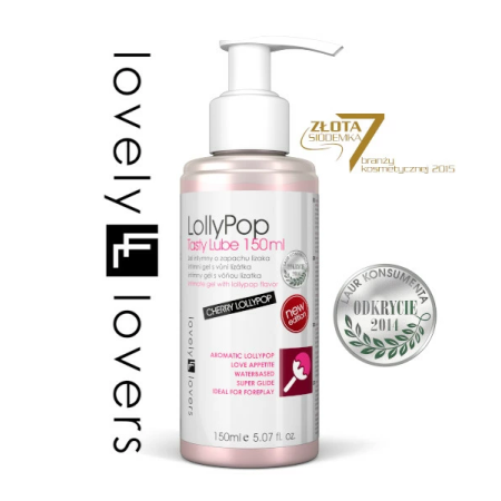 Lovely Lovers Oral Gel Cherry Lollipop Aroma Gentle Warming 150ml