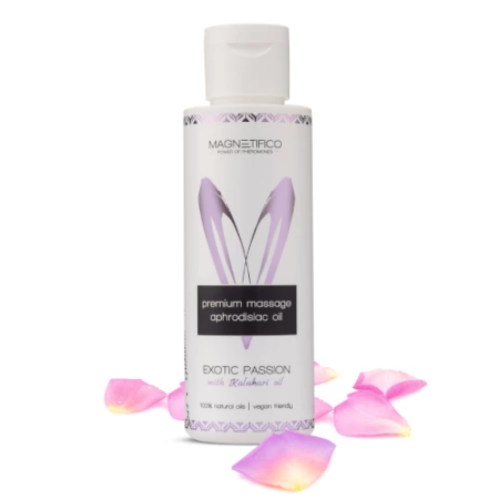 MAGNETIFICO Exotic Passion Massage Oil 100ml - Natural Plant Formula