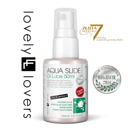 Lovely Lovers AQUA SLIDE Water-Based Intimate Gel with Aloe 50ml