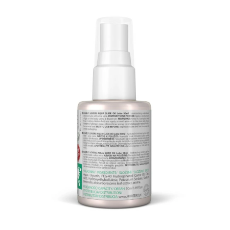 Lovely Lovers AQUA SLIDE Water-Based Intimate Gel with Aloe 50ml