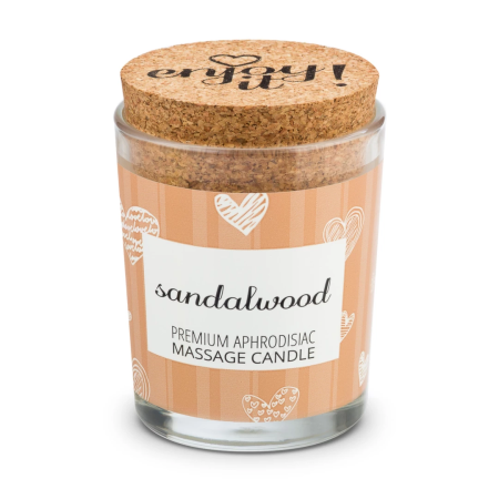 Magnetifico Sandalwood Body Massage Candle with Pheromones 70ml, Long Burn