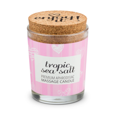 Magnetifico Tropic Sea Salt Massage Candle 70ml - Pheromone Scented, Long-Burning