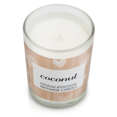 Magnetifico Candle Body Massage Oil 70ml with Pheromones - Coconut Scent