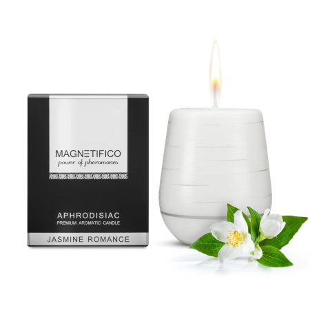 MAGNETIFICO Jasmine Romance Handcrafted Candle 36h - Aromatic Formula